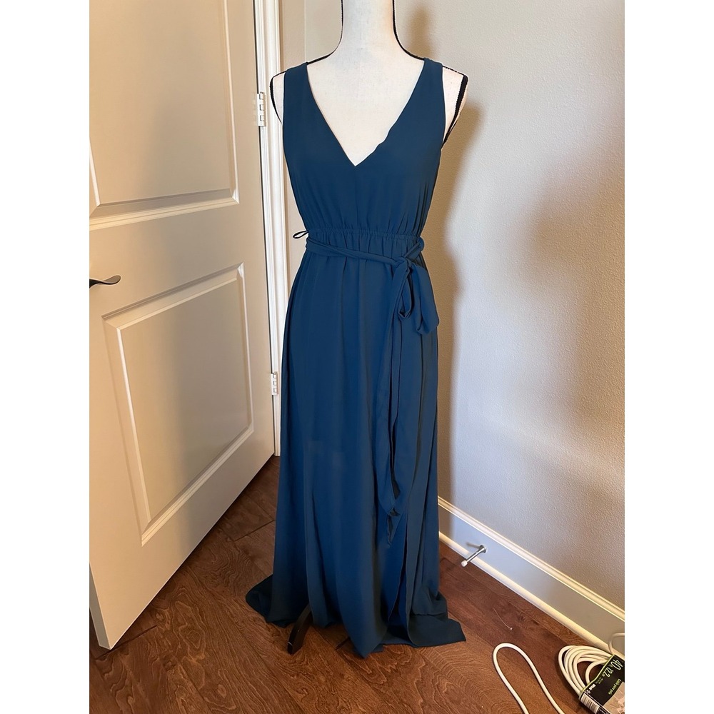 New Baltic Born Maxi Dress teal blue size small